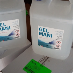 RICARICA GEL MANI DISINFETTANTE DA 5 LITRI VOL.70%